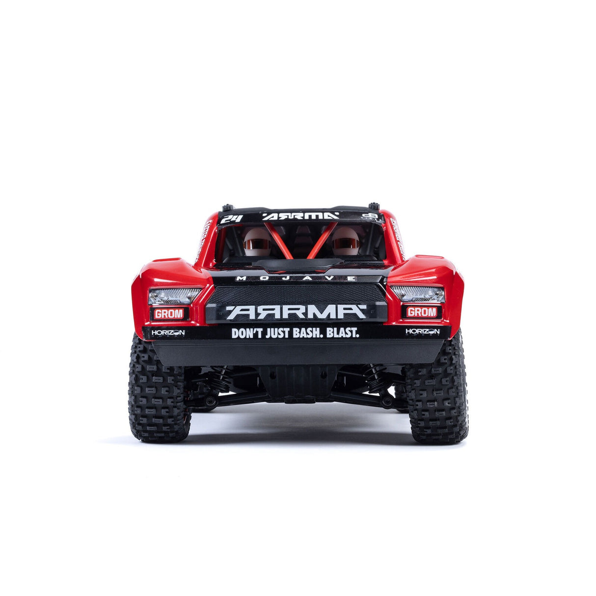 1/16 MOJAVE GROM 4X4 RTR Brushed Desert Truck (Battery & Charger Included), Red/Black