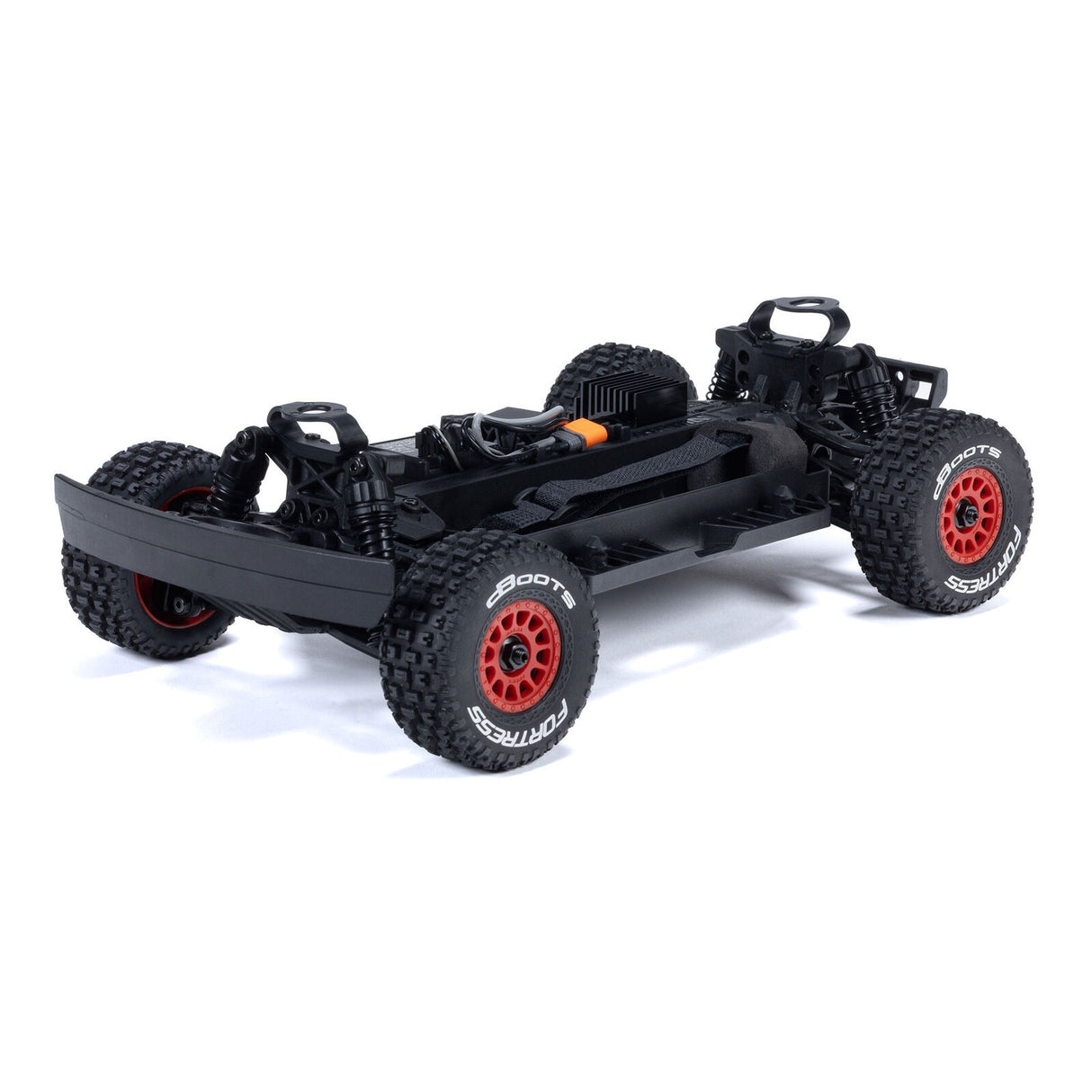 1/16 MOJAVE GROM 4X4 RTR Brushed Desert Truck (Battery & Charger Included), Red/Black