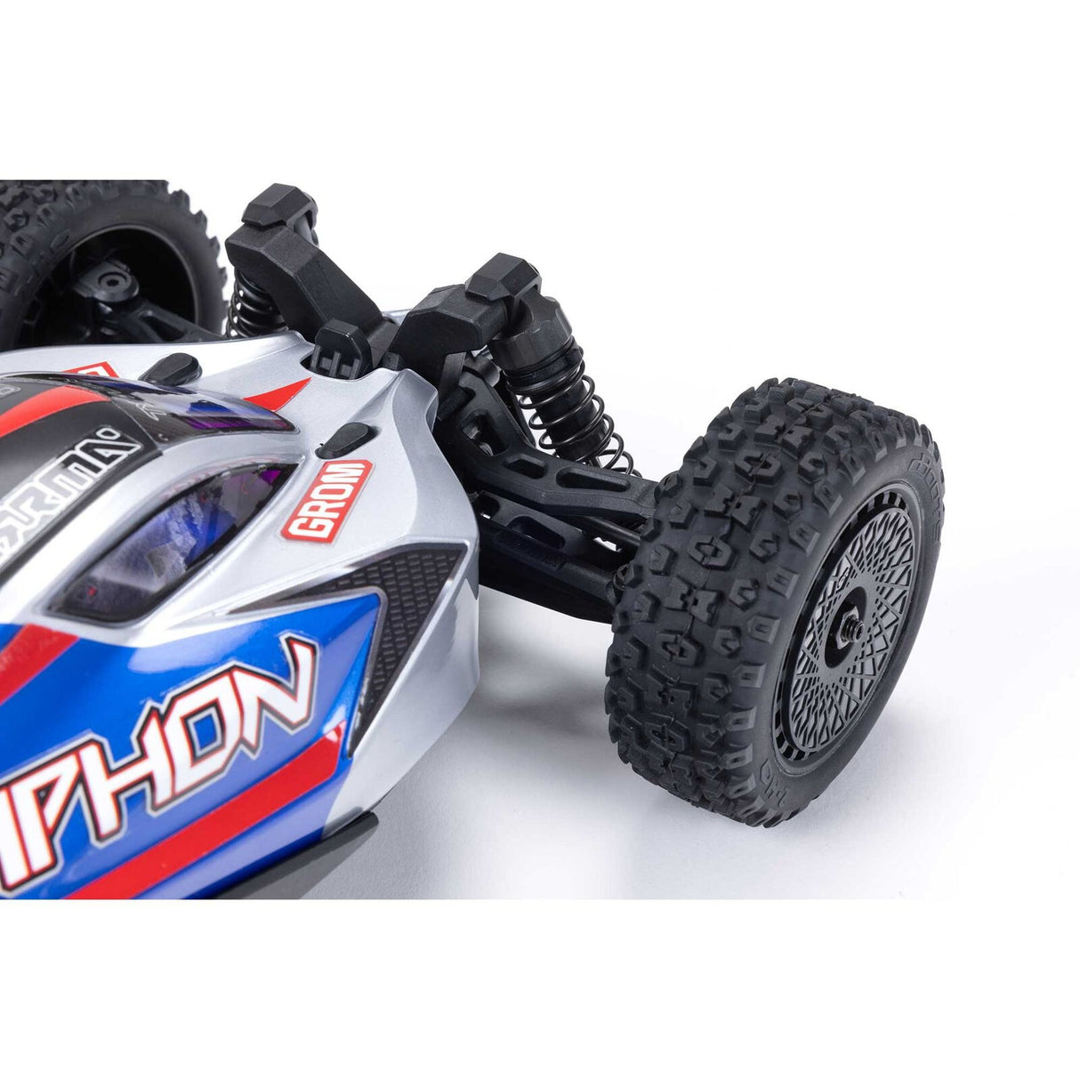 1/14 TYPHON GROM 4X4 RTR Brushed Buggy (Battery & Charger Included), Blue/Silver