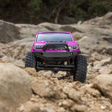 1/24 SCX24 Base Camp 4X4 RTR Brushed Rock Crawler (Battery & Charger Included), Pink