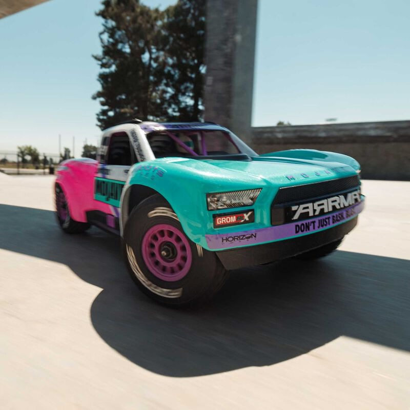 1/16 MOJAVE GROM 223S DSC 4X4 RTR Brushless Desert Truck, Teal (Battery & Charger Included)