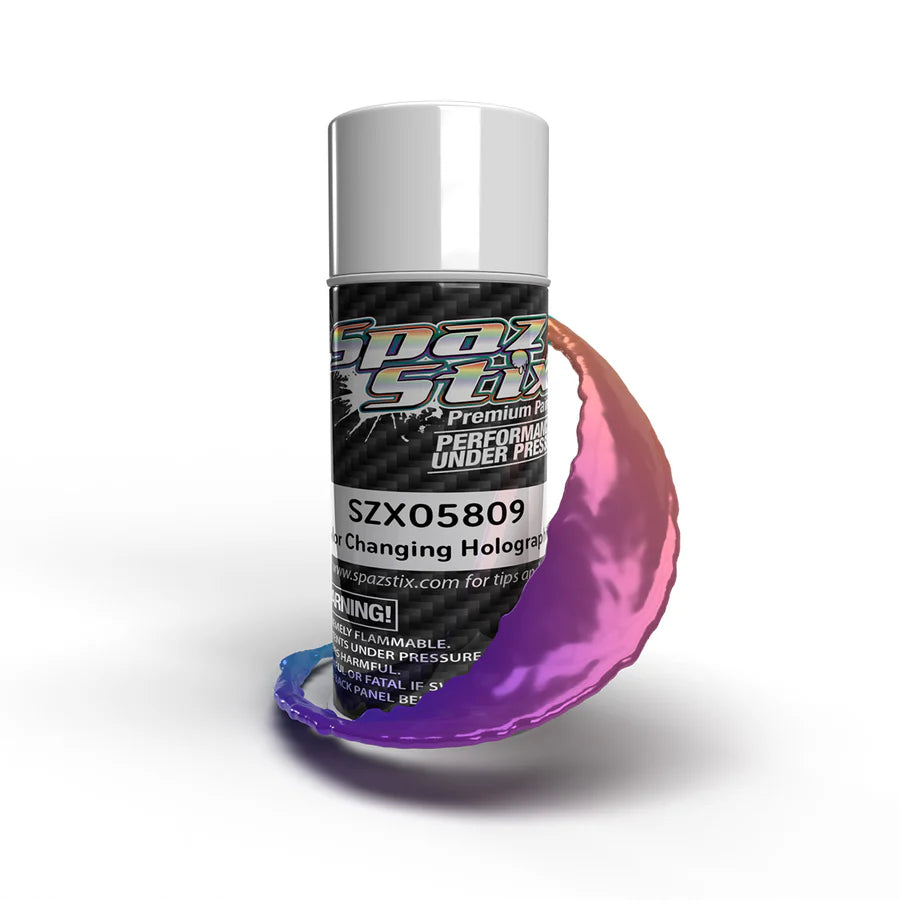 Spaz Stix Color Change Aerosol Paint, Holographic, 3.5oz Can