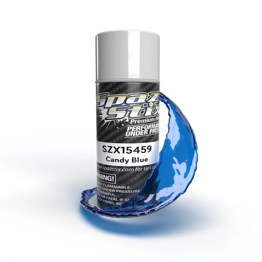 Spaz Stix Candy Blue Aerosol Paint, 3.5oz Can