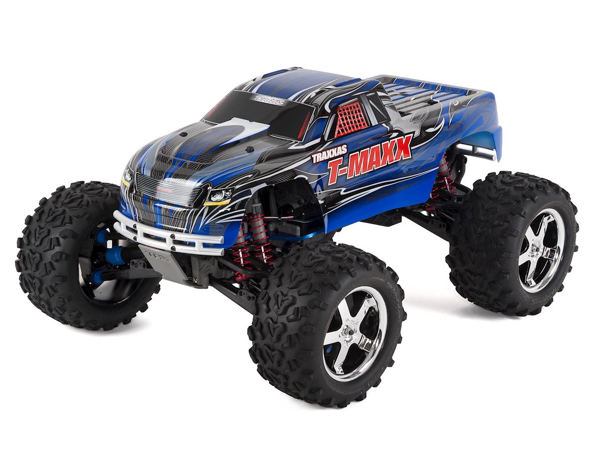Traxxas T-Maxx 3.3 4WD RTR Nitro Monster Truck (Blue) w/TQi, TSM, Telemetry, Battery & DC Charger