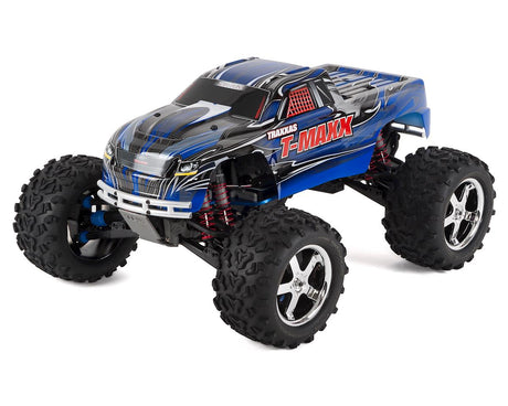 Traxxas T-Maxx 3.3 4WD RTR Nitro Monster Truck (Blue) w/TQi, TSM, Telemetry, Battery & DC Charger