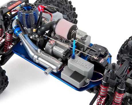 Traxxas T-Maxx 3.3 4WD RTR Nitro Monster Truck (Blue) w/TQi, TSM, Telemetry, Battery & DC Charger