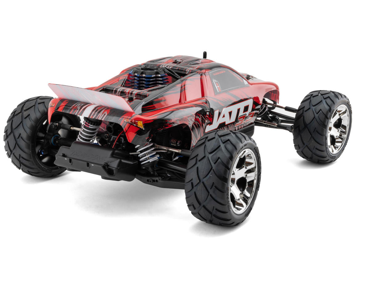 Traxxas Jato® 3.3 1/10 2WD RTR Nitro Stadium Truck (Red) w/TQi™ 2.4GHz, Telemetry, TSM®, Easy Start & Charger