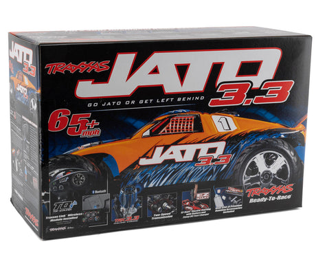 Traxxas Jato® 3.3 1/10 2WD RTR Nitro Stadium Truck (Red) w/TQi™ 2.4GHz, Telemetry, TSM®, Easy Start & Charger