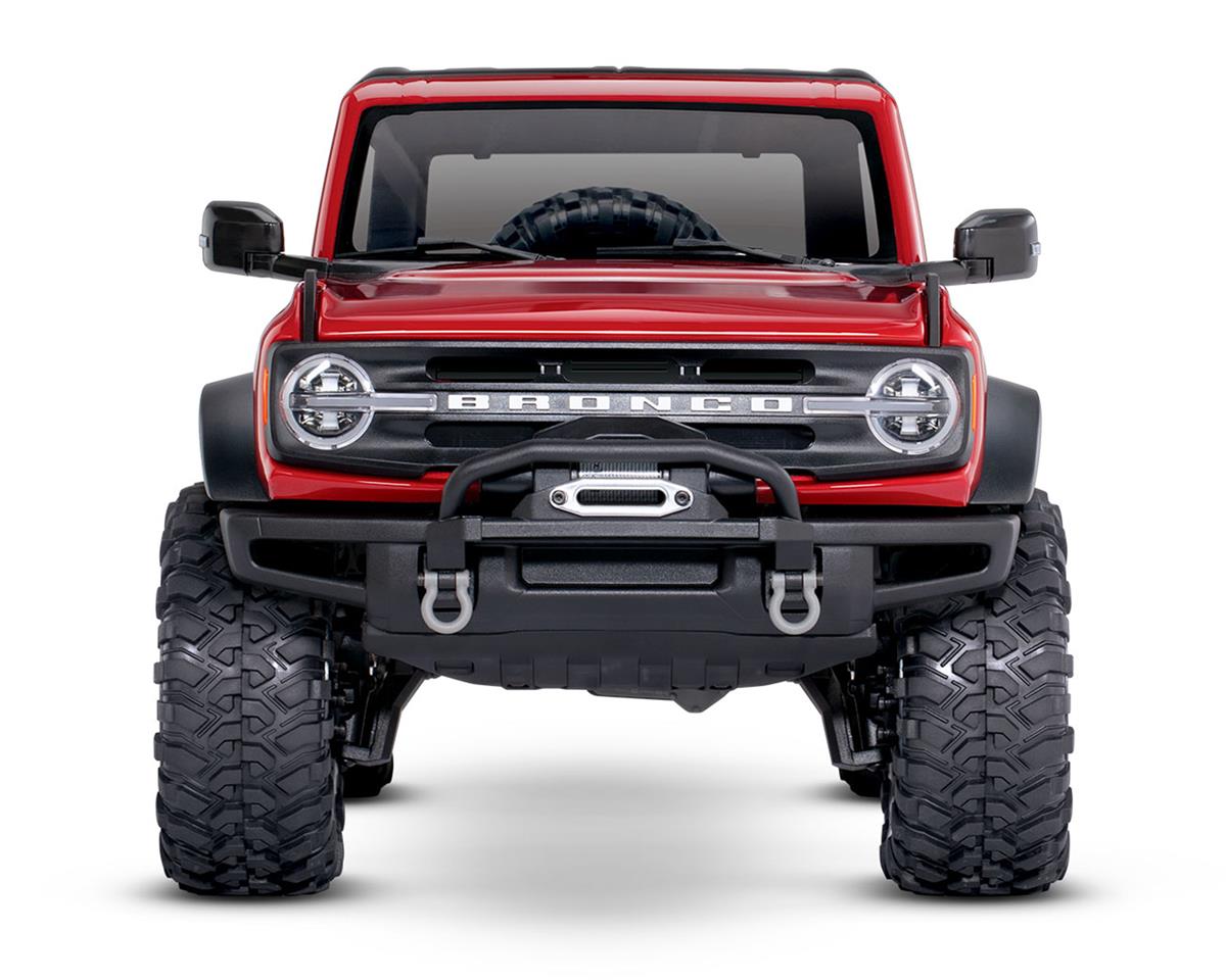 Traxxas - TRX-4 1/10 Trail Crawler Truck w/2021 Ford Bronco Body (Red) & TQi 2.4GHz Radio