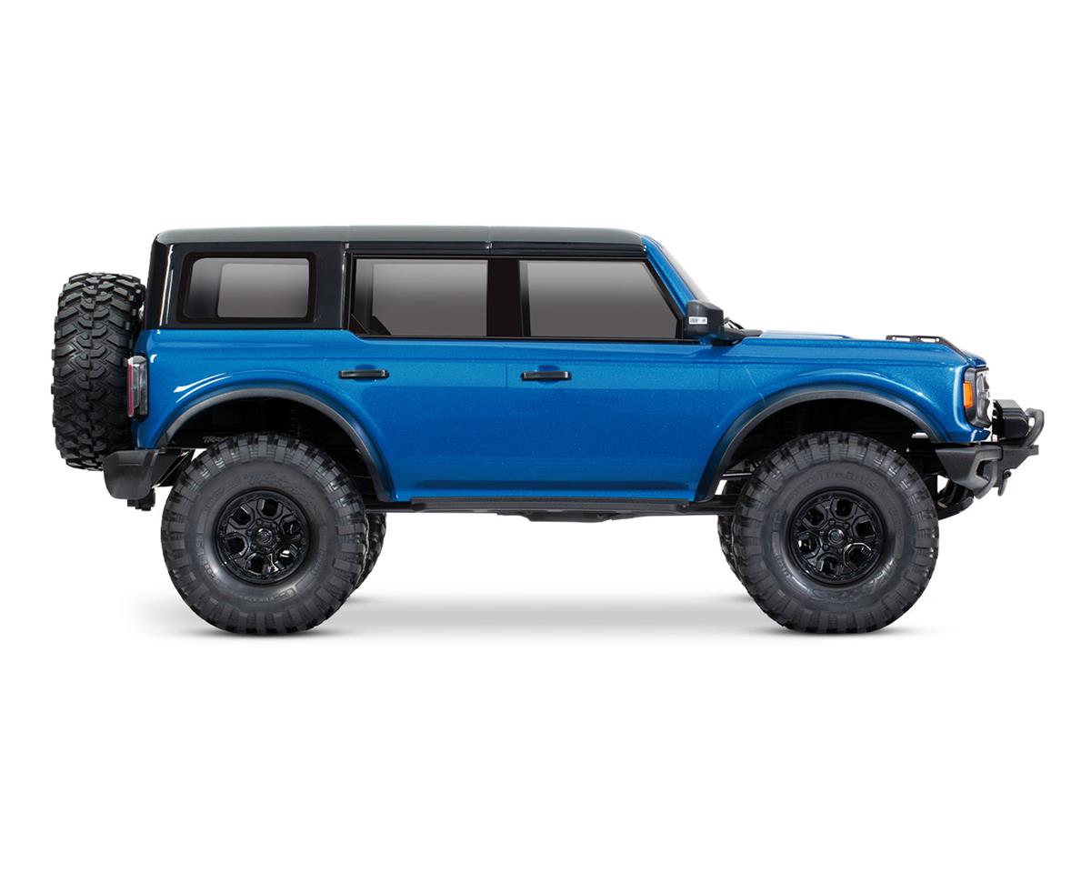 Traxxas - TRX-4 1/10 Trail Crawler Truck w/2021 Ford Bronco Body (Velocity Blue) & TQi 2.4GHz Radio