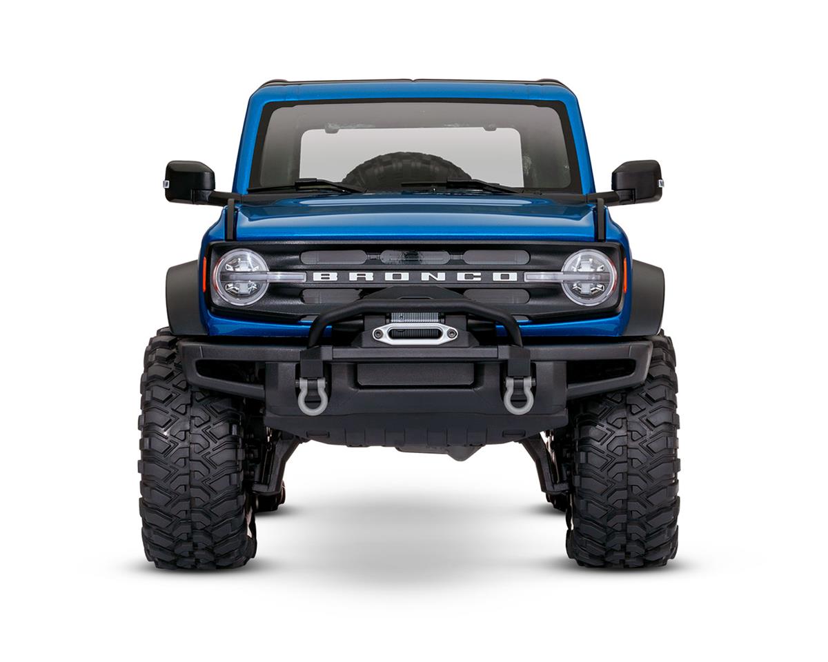 Traxxas - TRX-4 1/10 Trail Crawler Truck w/2021 Ford Bronco Body (Velocity Blue) & TQi 2.4GHz Radio
