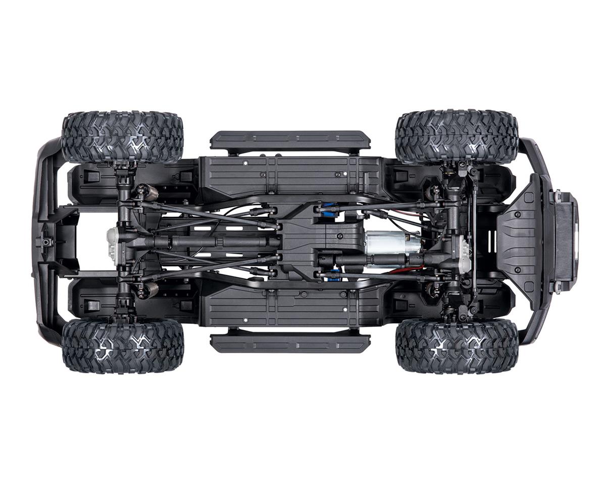Traxxas - TRX-4 1/10 Trail Crawler Truck w/2021 Ford Bronco Body (Velocity Blue) & TQi 2.4GHz Radio